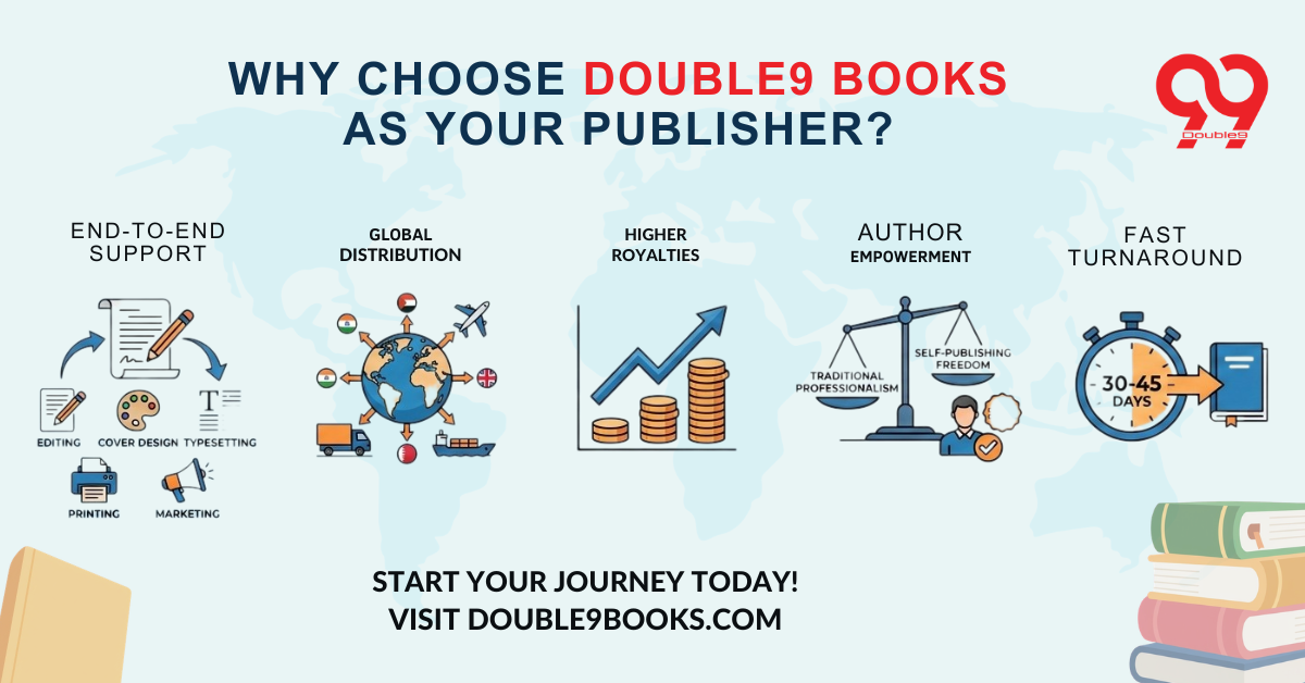 Why choose Double9 Books as your publisher