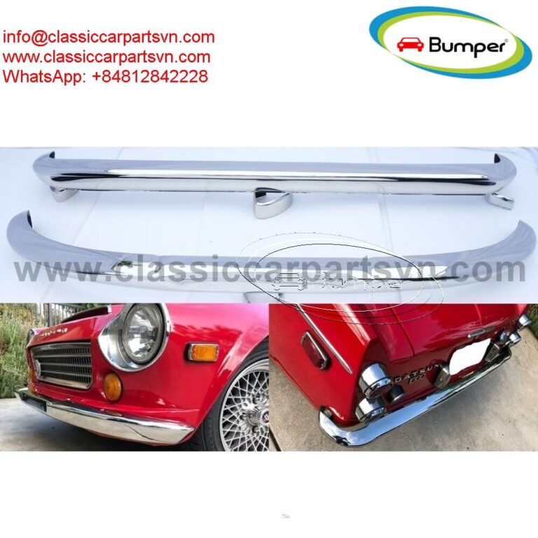 Datsun Roadster Fairlady (1962-1970) bumpers with over riders