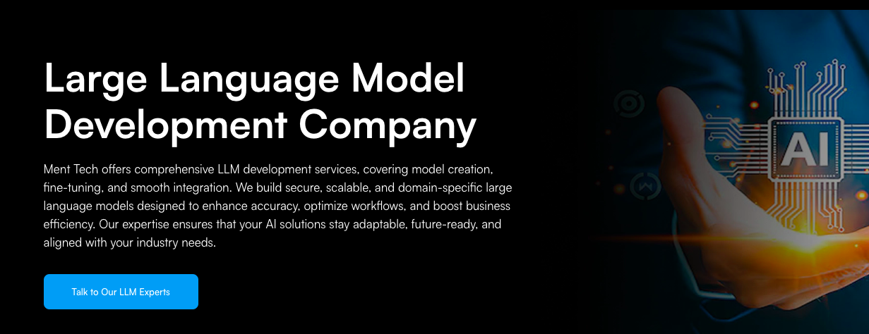 Large Language Model Development Company for AI Solutions