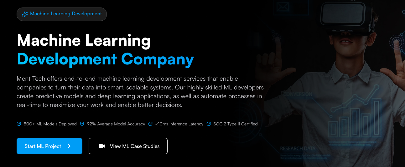 Machine Learning Development Services for Scalable AI Growth