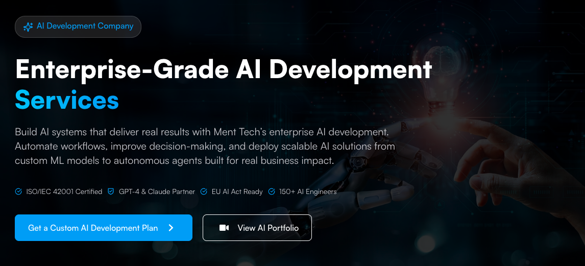 Artificial Intelligence Development Company for Practical AI Growth