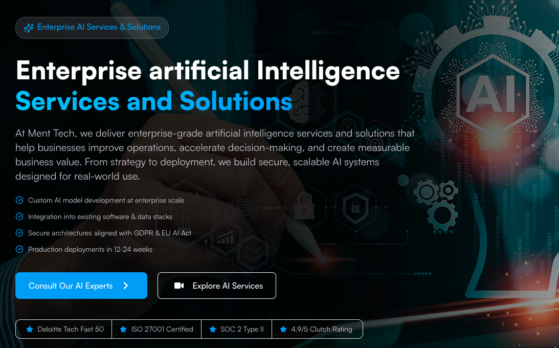 AI Solutions Provider for Secure Enterprise Growth