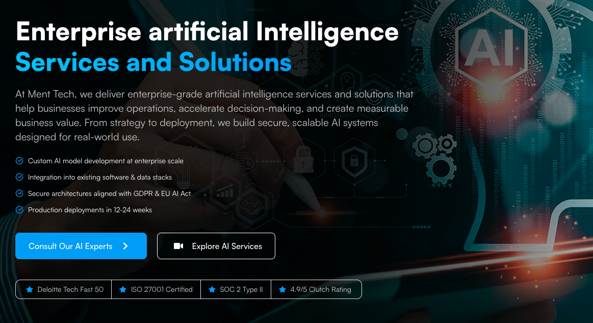 Artificial Intelligence Services for Business Innovation & Automation