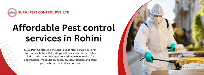 Affordable Pest control services in Rohini