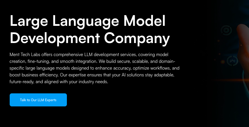 LLM Development Company for Custom AI Solutions & Intelligent Automation