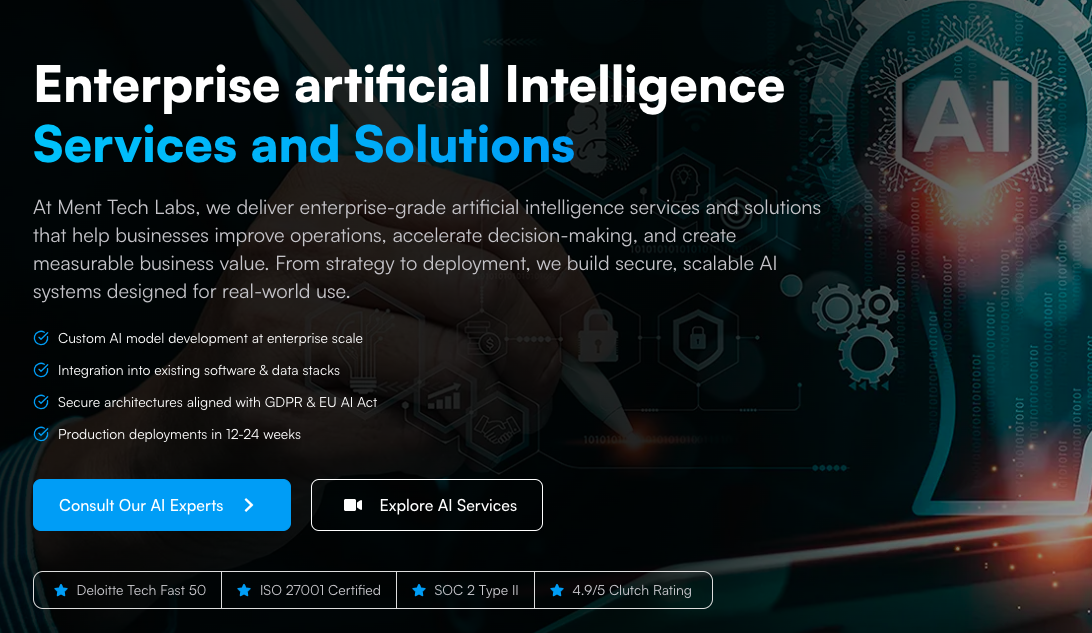 AI Services Company for Intelligent Business Solutions & Digital Transformation